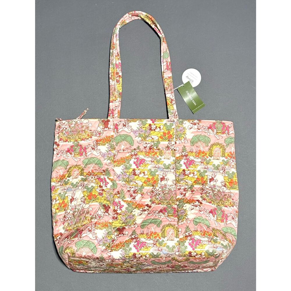 Vera Bradley Mickeys Promenade Original Zip Tote NWT Goofy Minnie Mouse Donald